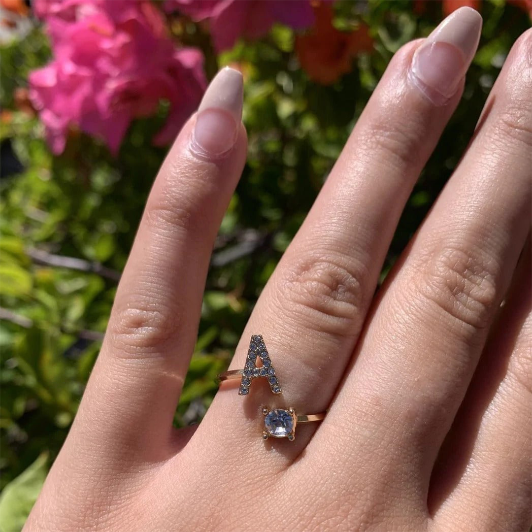 925 Sterling Letter Ring