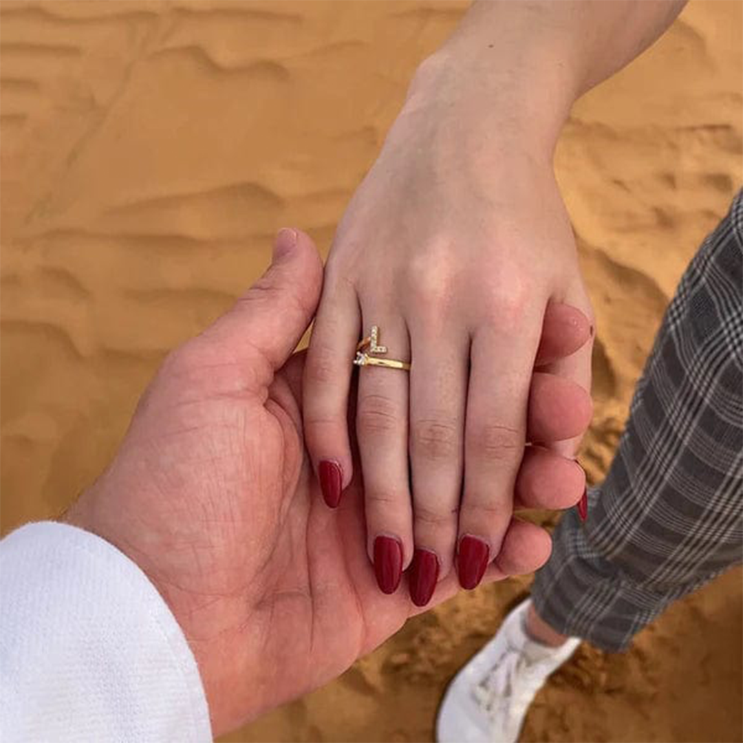 925 Sterling Letter Ring