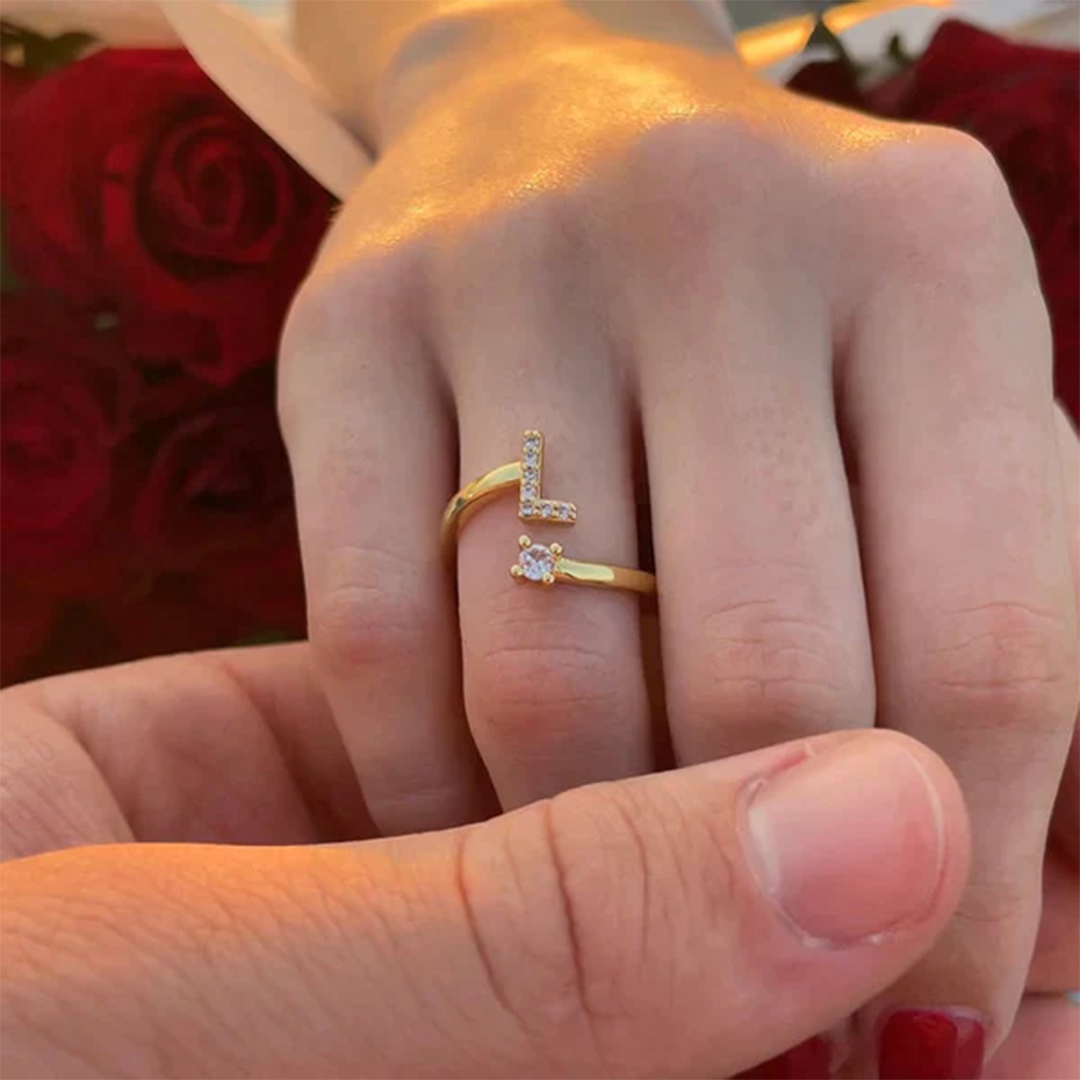 925 Sterling Letter Ring