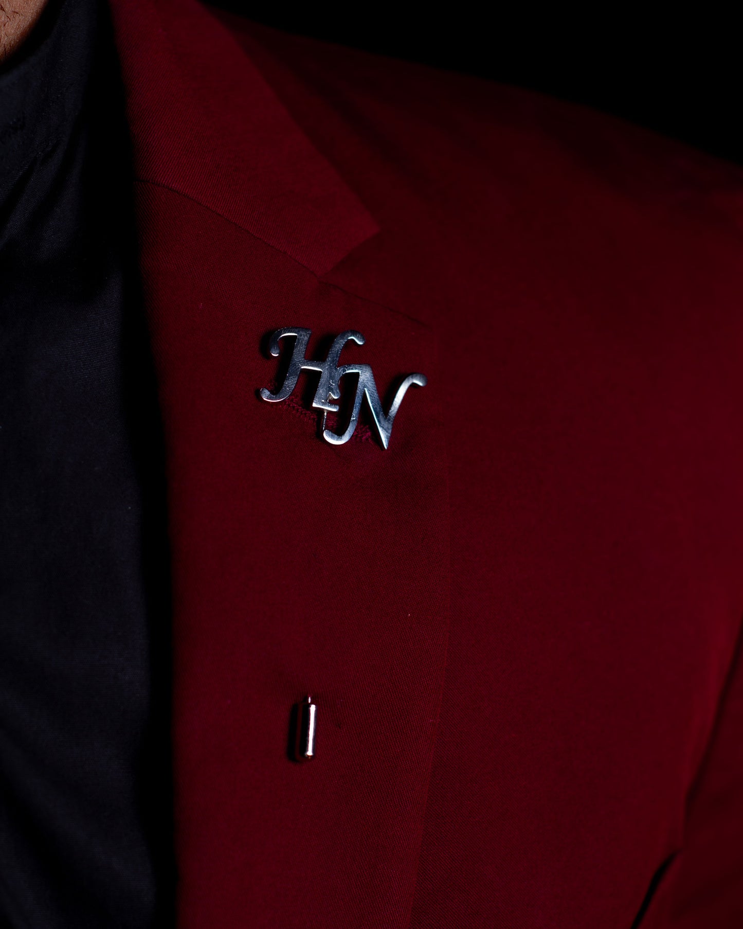 Initials Lapel Pin