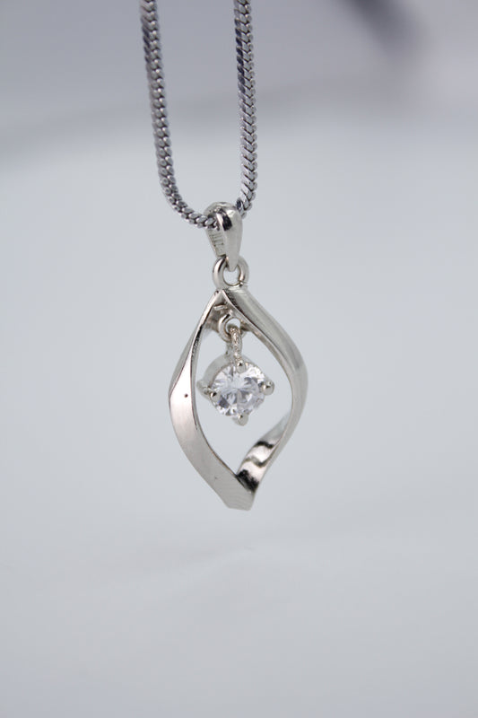 Crystal Teardrop Necklace