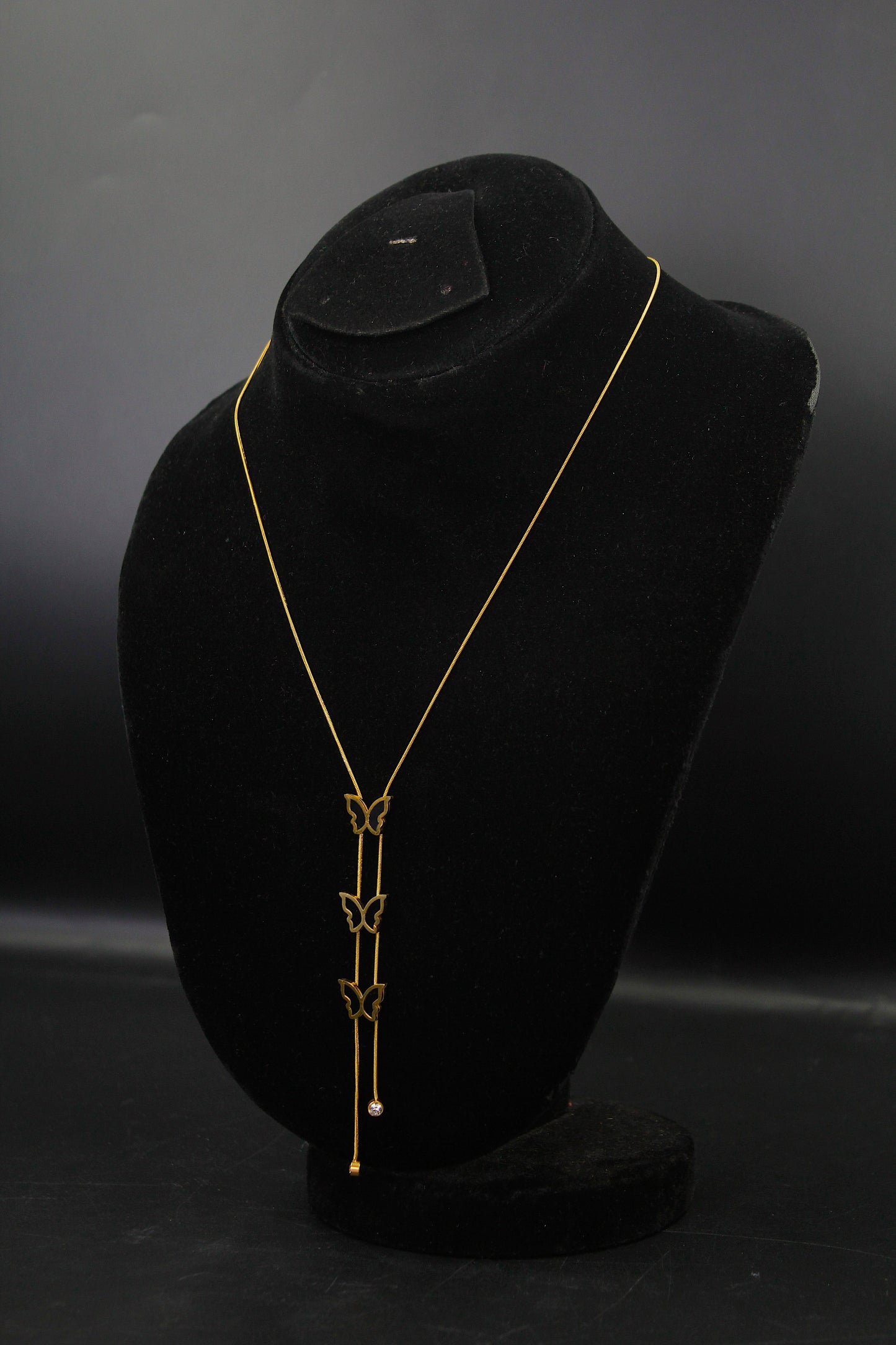 Butterfly Drop Necklace