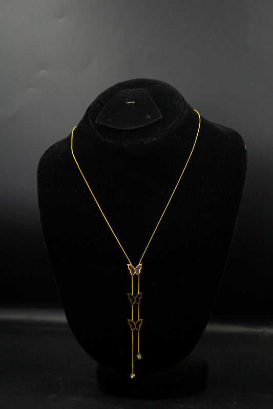 Butterfly Drop Necklace