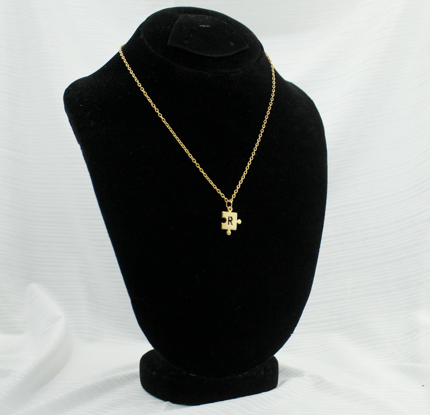 Engraved Puzzle Necklace