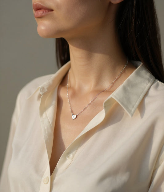 Engraved Heart Necklace