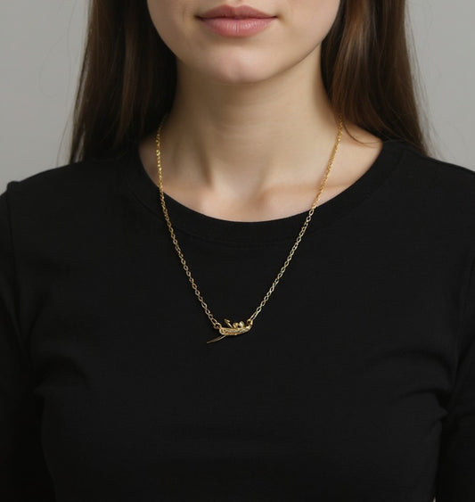 Diamond Initial Necklace