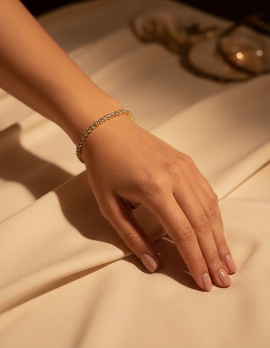 Sparkling Cubic Zirconia Bracelet