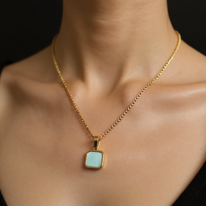 Golden Serenity Pendant