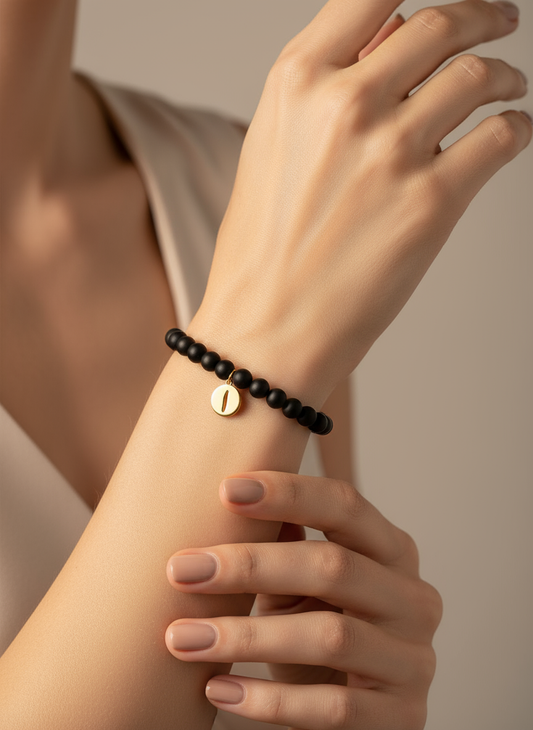 Initial Beads Bracelet