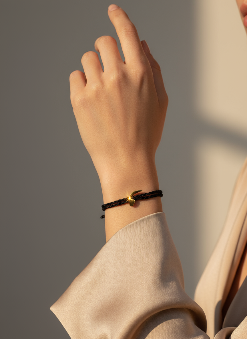 Rope Initial Bracelet