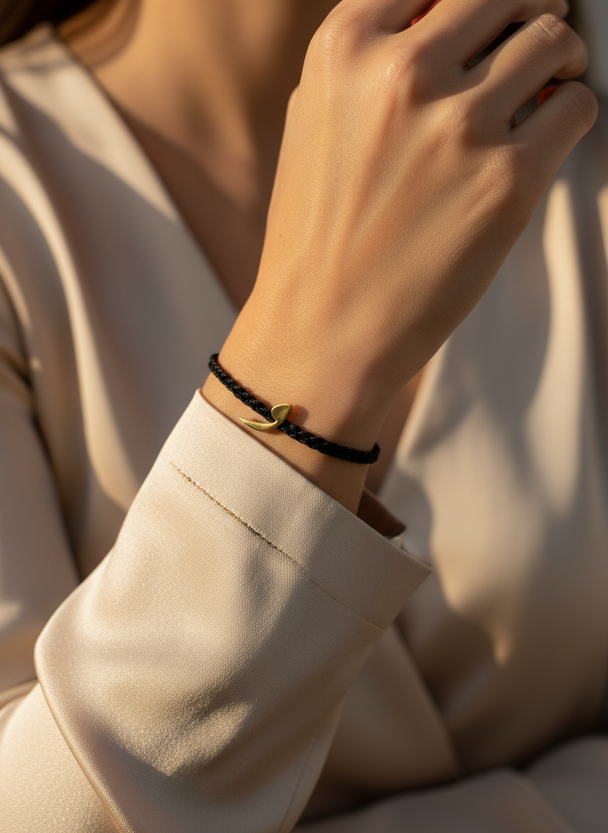 Rope Initial Bracelet