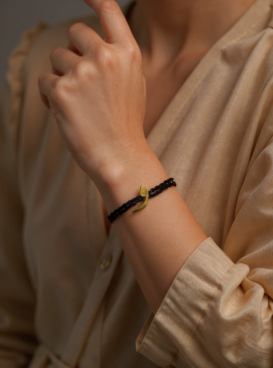 Rope Initial Bracelet