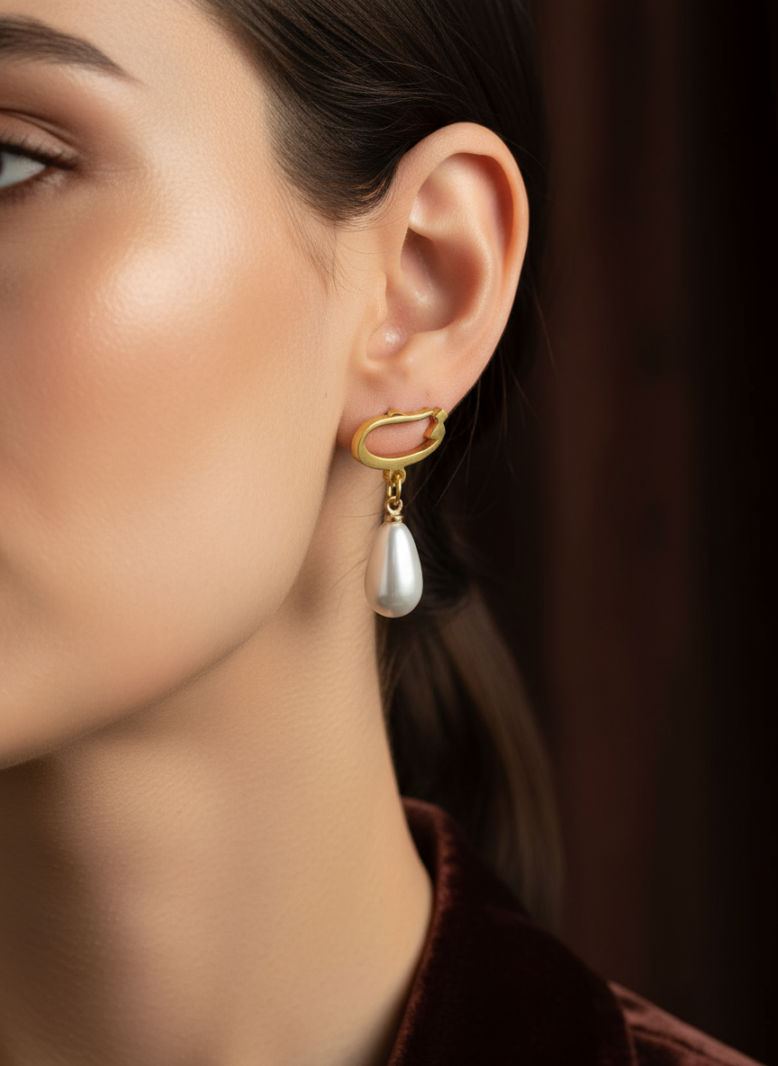 Arabic Letter Earrings