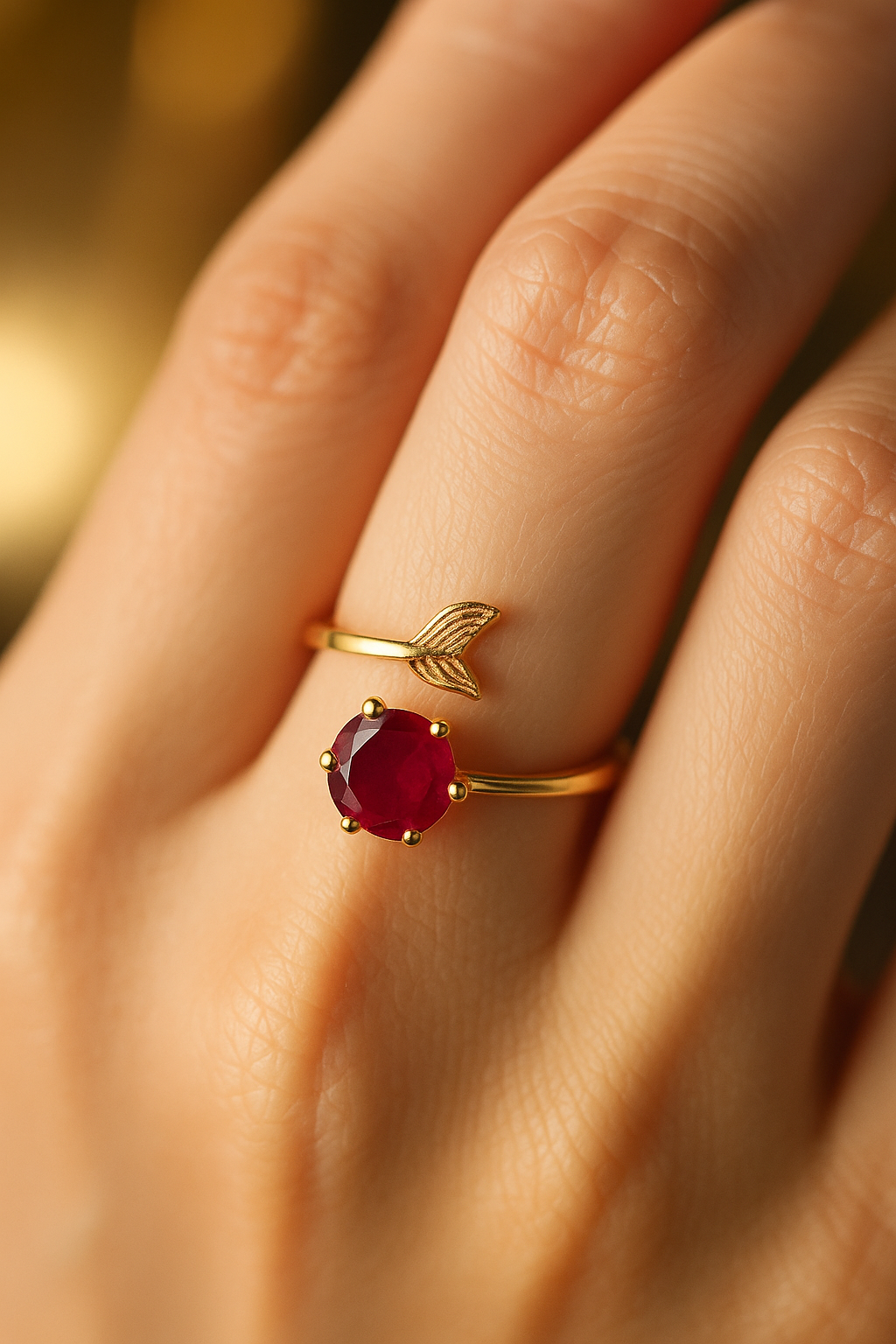 Mermaid Gold Plated Ring