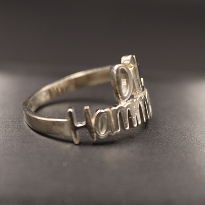 Couple Name Ring