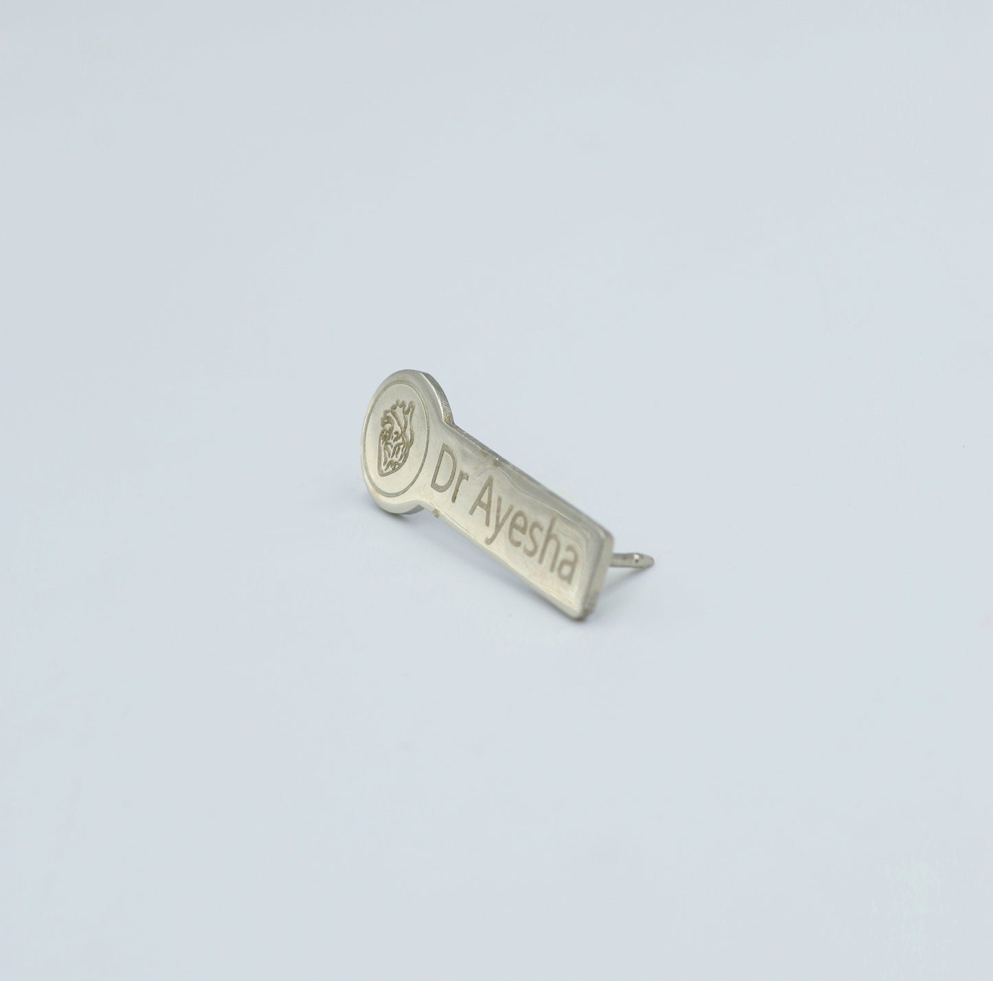 MedHeart Name Pin