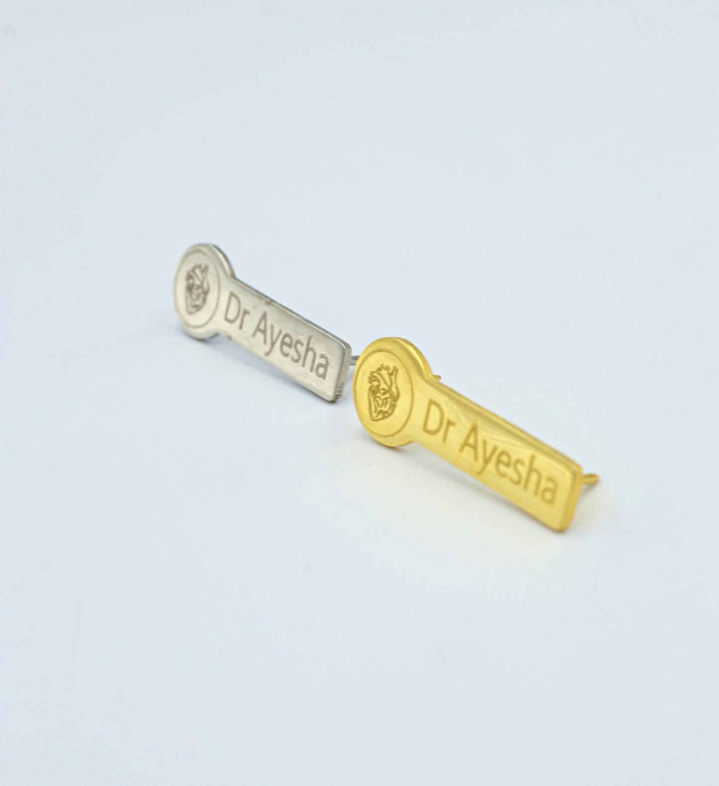 MedHeart Name Pin