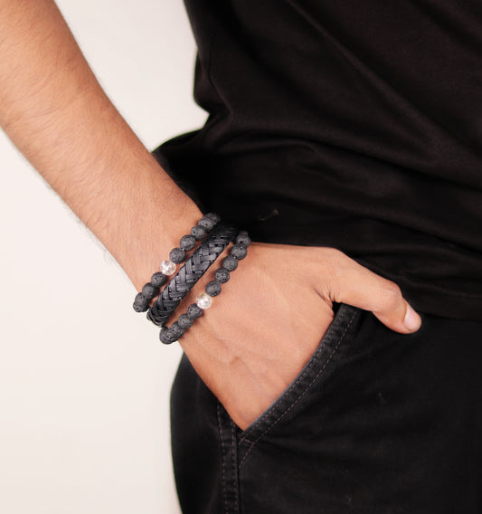 Lava Rock Bracelet