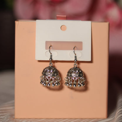 SilverCharm Jhumka