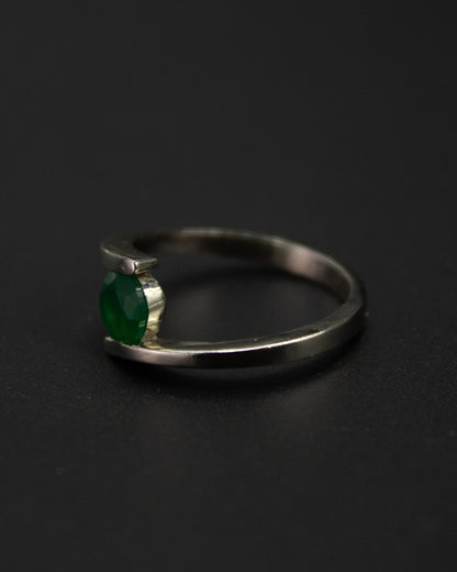 Round Emerald Ring