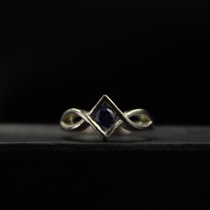 Alexandrite Chevron Ring