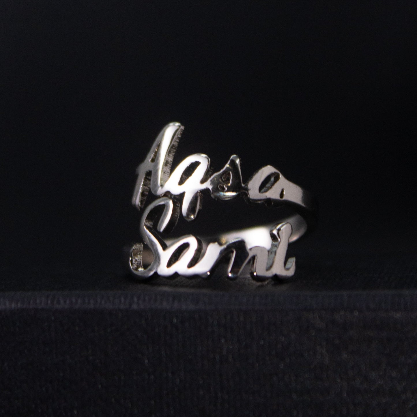 Couple Name Ring