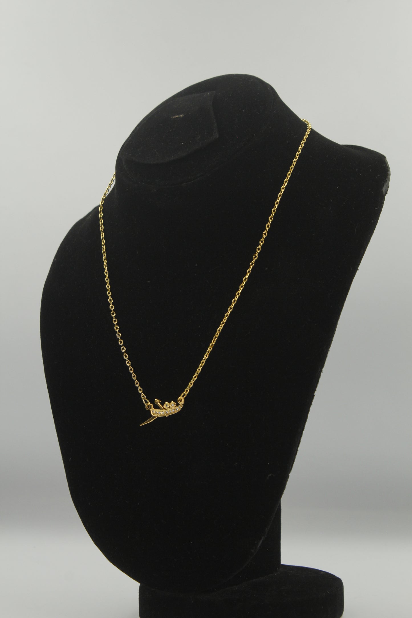 Diamond Initial Necklace