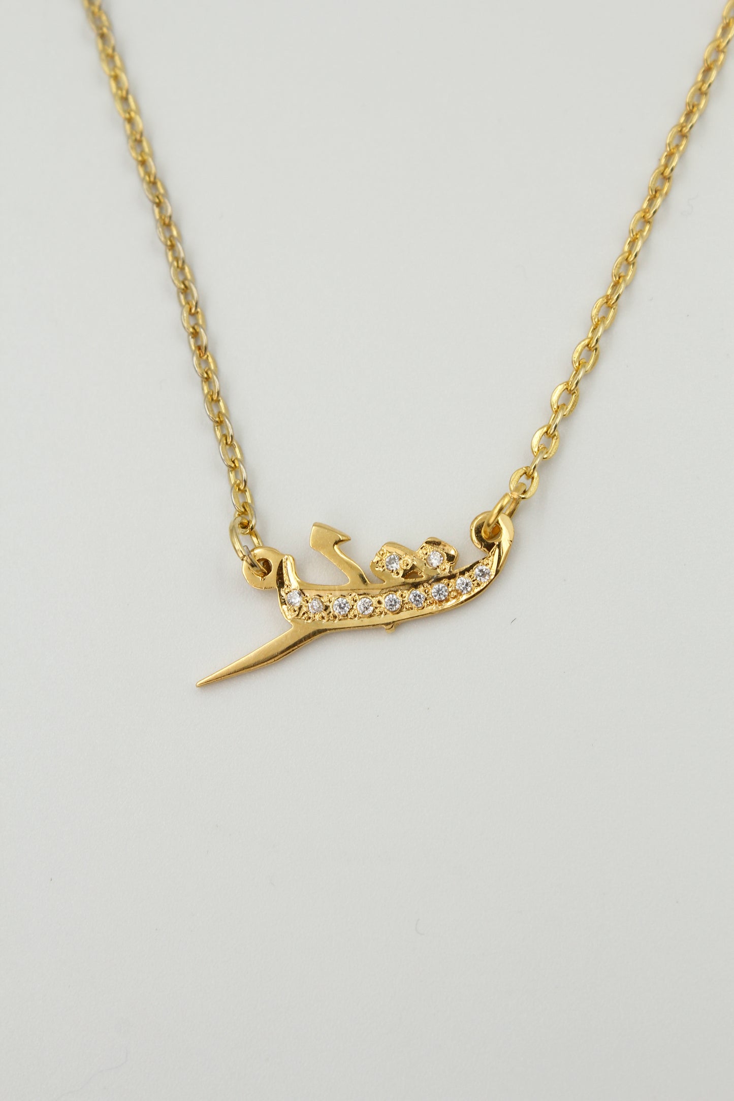 Diamond Initial Necklace