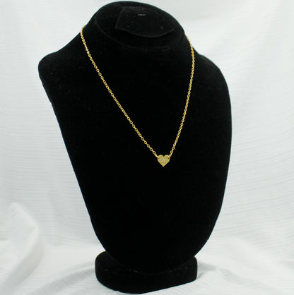 Engraved Heart Necklace
