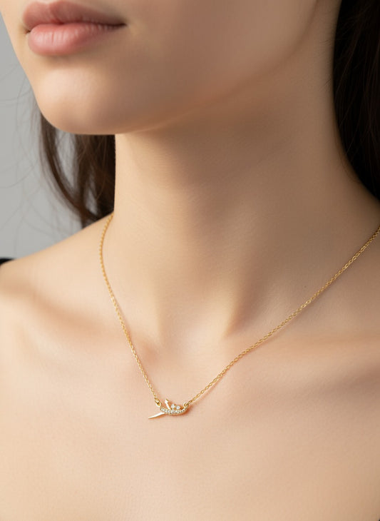 Diamond Initial Necklace