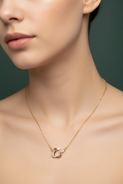 Diamond Initial Necklace