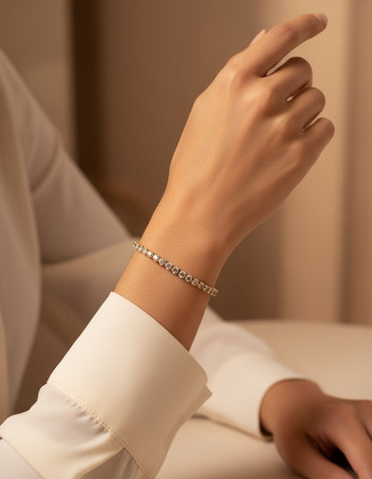 Sparkling Cubic Zirconia Bracelet
