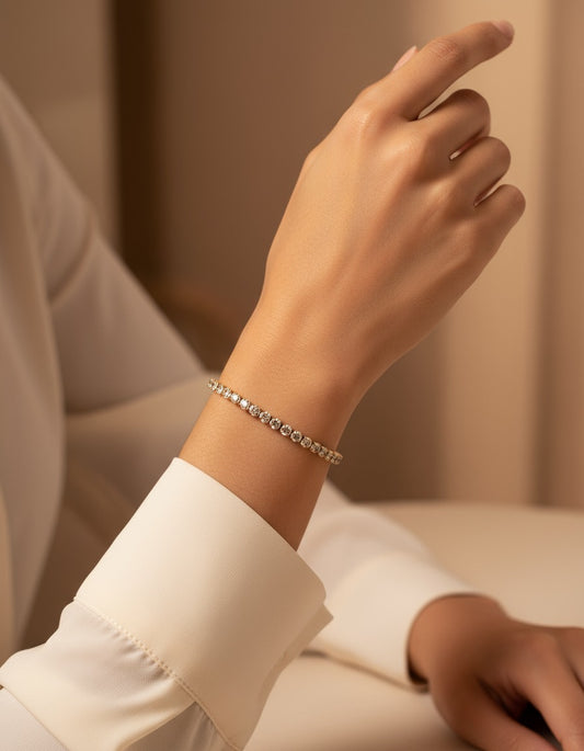 Sparkling Cubic Zirconia Bracelet