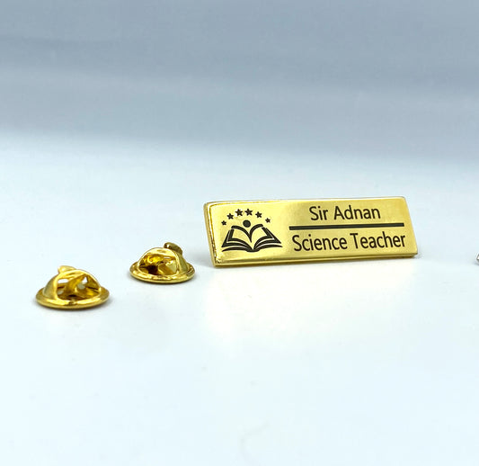 Personalized Teacher Name Pin