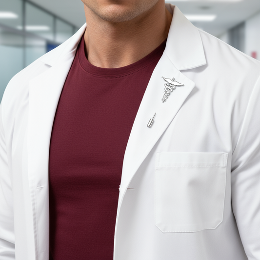 Caduceus Brooch Pin