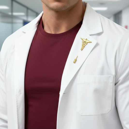 Caduceus Brooch Pin